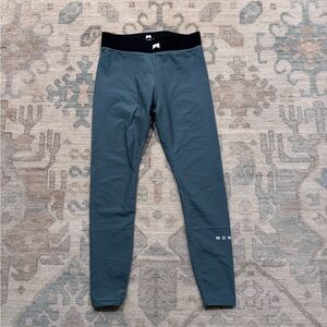 Montec Black and Teal Leggings